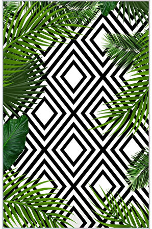 Dijital Baskı Yıkanabilir Kaymaz Taban Salon Halısı Ve Yolluk RVG0203-SD424