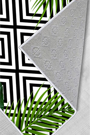 Dijital Baskı Yıkanabilir Kaymaz Taban Salon Halısı Ve Yolluk RVG0203-SD424