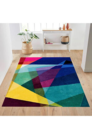 Dijital Baskı Yıkanabilir Kaymaz Taban Salon Halısı Ve Yolluk RVG0219