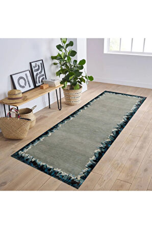 Dijital Baskı Yıkanabilir Kaymaz Taban Salon Halısı Ve Yolluk RVG0229