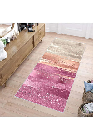 Dijital Baskı Yıkanabilir Kaymaz Taban Salon Halısı Ve Yolluk RVG0241