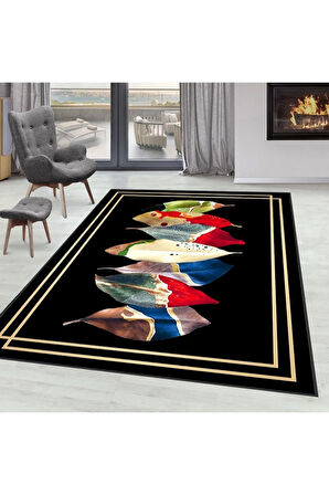 Dijital Baskı Yıkanabilir Kaymaz Taban Salon Halısı Ve Yolluk RVG0249