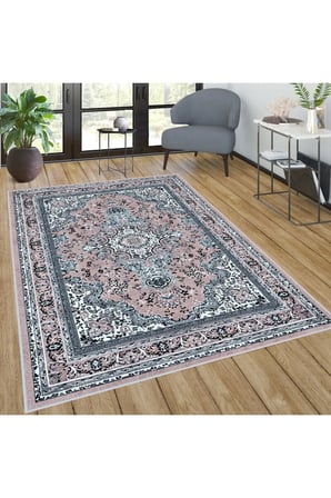 Dijital Baskı Yıkanabilir Kaymaz Taban Salon Halısı Ve Yolluk RVG0278-SD523