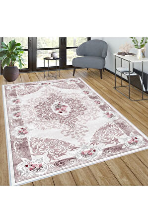 Dijital Baskı Yıkanabilir Kaymaz Taban Salon Halısı Ve Yolluk RVG0279-SD626
