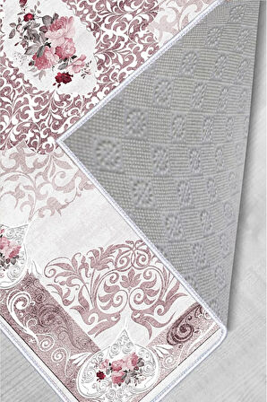 Dijital Baskı Yıkanabilir Kaymaz Taban Salon Halısı Ve Yolluk RVG0279-SD626