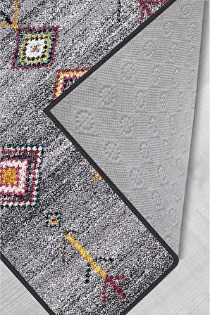 Dijital Baskı Yıkanabilir Kaymaz Taban Salon Halısı Ve Yolluk RVG0284-SM25