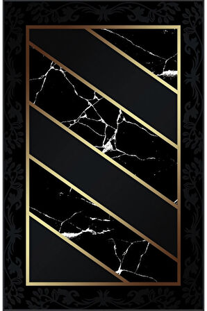 Dijital Baskı Yıkanabilir Kaymaz Taban Salon Halısı Ve Yolluk RVG0292-SD715