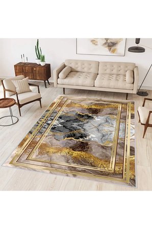 Dijital Baskı Yıkanabilir Kaymaz Taban Salon Halısı Ve Yolluk RVG0305-SD470