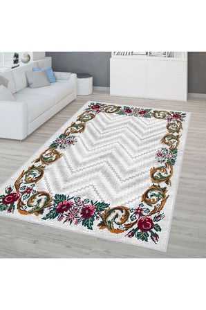 Dijital Baskı Yıkanabilir Kaymaz Taban Salon Halısı Ve Yolluk RVG0312-SD238