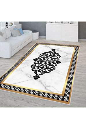 Dijital Baskı Yıkanabilir Kaymaz Taban Salon Halısı Ve Yolluk RVG0319-SD705