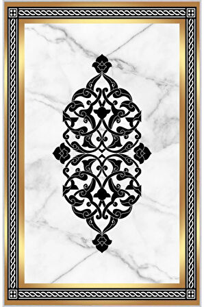 Dijital Baskı Yıkanabilir Kaymaz Taban Salon Halısı Ve Yolluk RVG0319-SD705