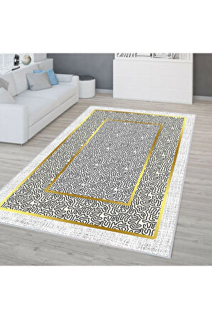 Dijital Baskı Yıkanabilir Kaymaz Taban Salon Halısı Ve Yolluk RVG0322-SD1074