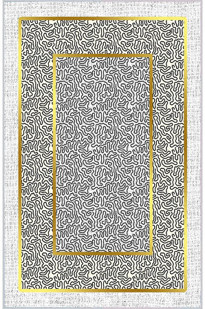 Dijital Baskı Yıkanabilir Kaymaz Taban Salon Halısı Ve Yolluk RVG0322-SD1074