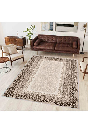 Dijital Baskı Yıkanabilir Kaymaz Taban Salon Halısı Ve Yolluk RVG0337