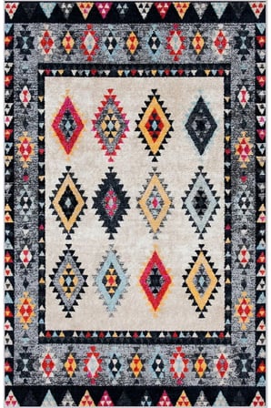 Dijital Baskı Yıkanabilir Kaymaz Taban Salon Halısı Ve Yolluk RVG0374
