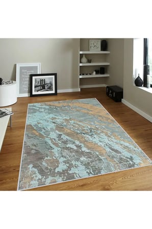 Dijital Baskı Yıkanabilir Kaymaz Taban Salon Halısı Ve Yolluk RVG0376