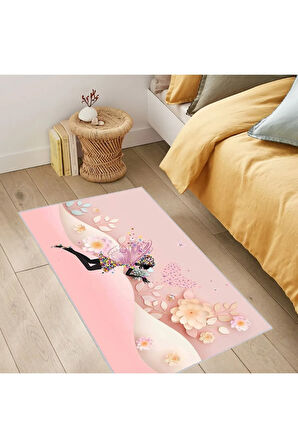 Dijital Baskı Yıkanabilir Kaymaz Taban Salon Halısı Ve Yolluk RVG0384