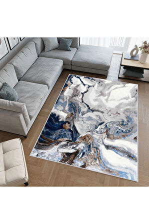 Dijital Baskı Yıkanabilir Kaymaz Taban Salon Halısı Ve Yolluk RVG0416