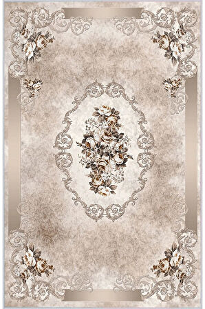 Dijital Baskı Yıkanabilir Kaymaz Taban Salon Halısı Ve Yolluk RVG0430