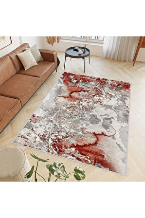 Dijital Baskı Yıkanabilir Kaymaz Taban Salon Halısı Ve Yolluk RVG0435