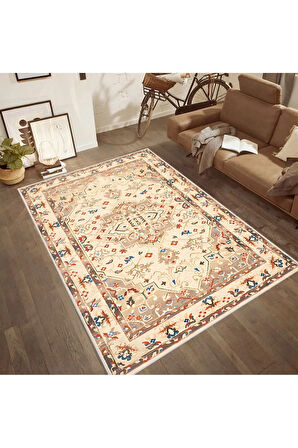 Dijital Baskı Yıkanabilir Kaymaz Taban Salon Halısı Ve Yolluk RVG0441