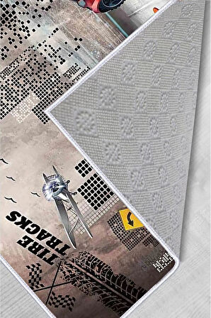 Dijital Baskı Yıkanabilir Kaymaz Taban Salon Halısı Ve Yolluk RVG0453