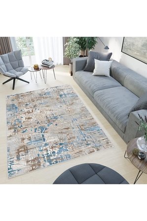 Dijital Baskı Yıkanabilir Kaymaz Taban Salon Halısı Ve Yolluk RVG0478