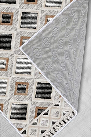 Dijital Baskı Yıkanabilir Kaymaz Taban Salon Halısı Ve Yolluk RVG0480