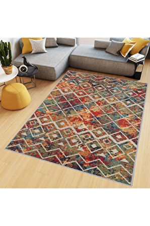 Dijital Baskı Yıkanabilir Kaymaz Taban Salon Halısı Ve Yolluk RVG0493