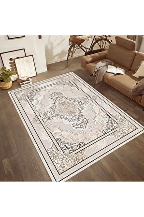 Dijital Baskı Yıkanabilir Kaymaz Taban Salon Halısı Ve Yolluk RVG0499