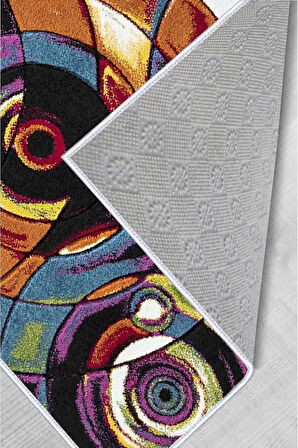 Dijital Baskı Yıkanabilir Kaymaz Taban Salon Halısı Ve Yolluk RVG0532