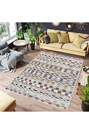 Dijital Baskı Yıkanabilir Kaymaz Taban Salon Halısı Ve Yolluk RVG0545