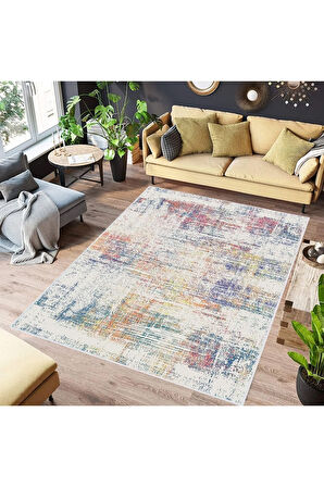 Dijital Baskı Yıkanabilir Kaymaz Taban Salon Halısı Ve Yolluk RVG0551