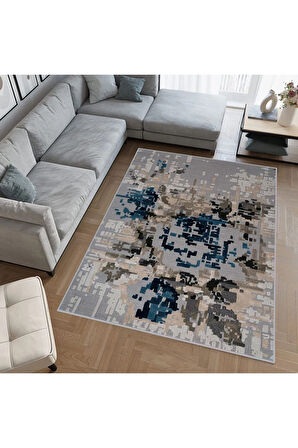 Dijital Baskı Yıkanabilir Kaymaz Taban Salon Halısı Ve Yolluk RVG0556