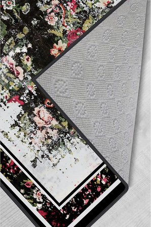 Dijital Baskı Yıkanabilir Kaymaz Taban Salon Halısı Ve Yolluk RVG0574