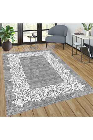 Dijital Baskı Yıkanabilir Kaymaz Taban Salon Halısı Ve Yolluk RVG0580-SD607