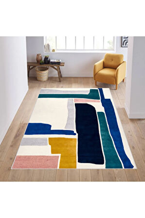 Dijital Baskı Yıkanabilir Kaymaz Taban Salon Halısı Ve Yolluk RVG0594