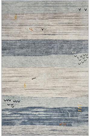 Dijital Baskı Yıkanabilir Kaymaz Taban Salon Halısı Ve Yolluk RVG0605