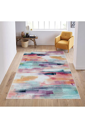 Dijital Baskı Yıkanabilir Kaymaz Taban Salon Halısı Ve Yolluk RVG0607