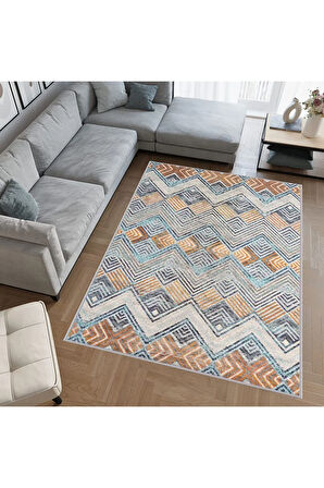 Dijital Baskı Yıkanabilir Kaymaz Taban Salon Halısı Ve Yolluk RVG0617