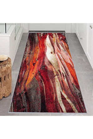 Dijital Baskı Yıkanabilir Kaymaz Taban Salon Halısı Ve Yolluk RVG0636