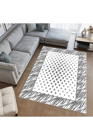 Dijital Baskı Yıkanabilir Kaymaz Taban Salon Halısı Ve Yolluk RVG0646