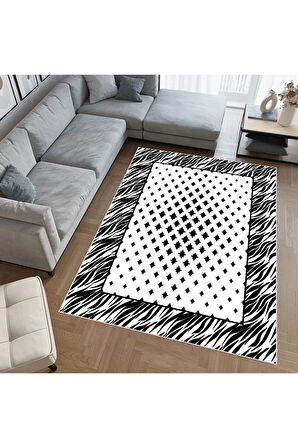 Dijital Baskı Yıkanabilir Kaymaz Taban Salon Halısı Ve Yolluk RVG0648