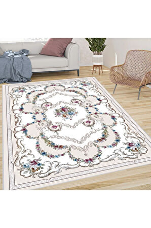 Dijital Baskı Yıkanabilir Kaymaz Taban Salon Halısı Ve Yolluk RVG0653