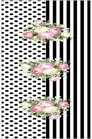 Dijital Baskı Yıkanabilir Kaymaz Taban Salon Halısı Ve Yolluk RVG0662