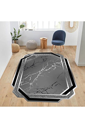 Dijital Baskı Yıkanabilir Kaymaz Taban Salon Halısı Ve Yolluk RVG0664-SM304