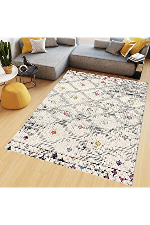 Dijital Baskı Yıkanabilir Kaymaz Taban Salon Halısı Ve Yolluk RVG0670