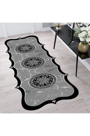 Dijital Baskı Yıkanabilir Kaymaz Taban Salon Halısı Ve Yolluk RVG0678-SD671