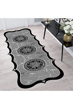 Dijital Baskı Yıkanabilir Kaymaz Taban Salon Halısı Ve Yolluk RVG0678-SD671