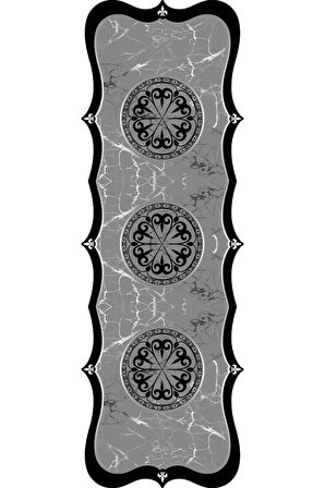 Dijital Baskı Yıkanabilir Kaymaz Taban Salon Halısı Ve Yolluk RVG0678-SD671